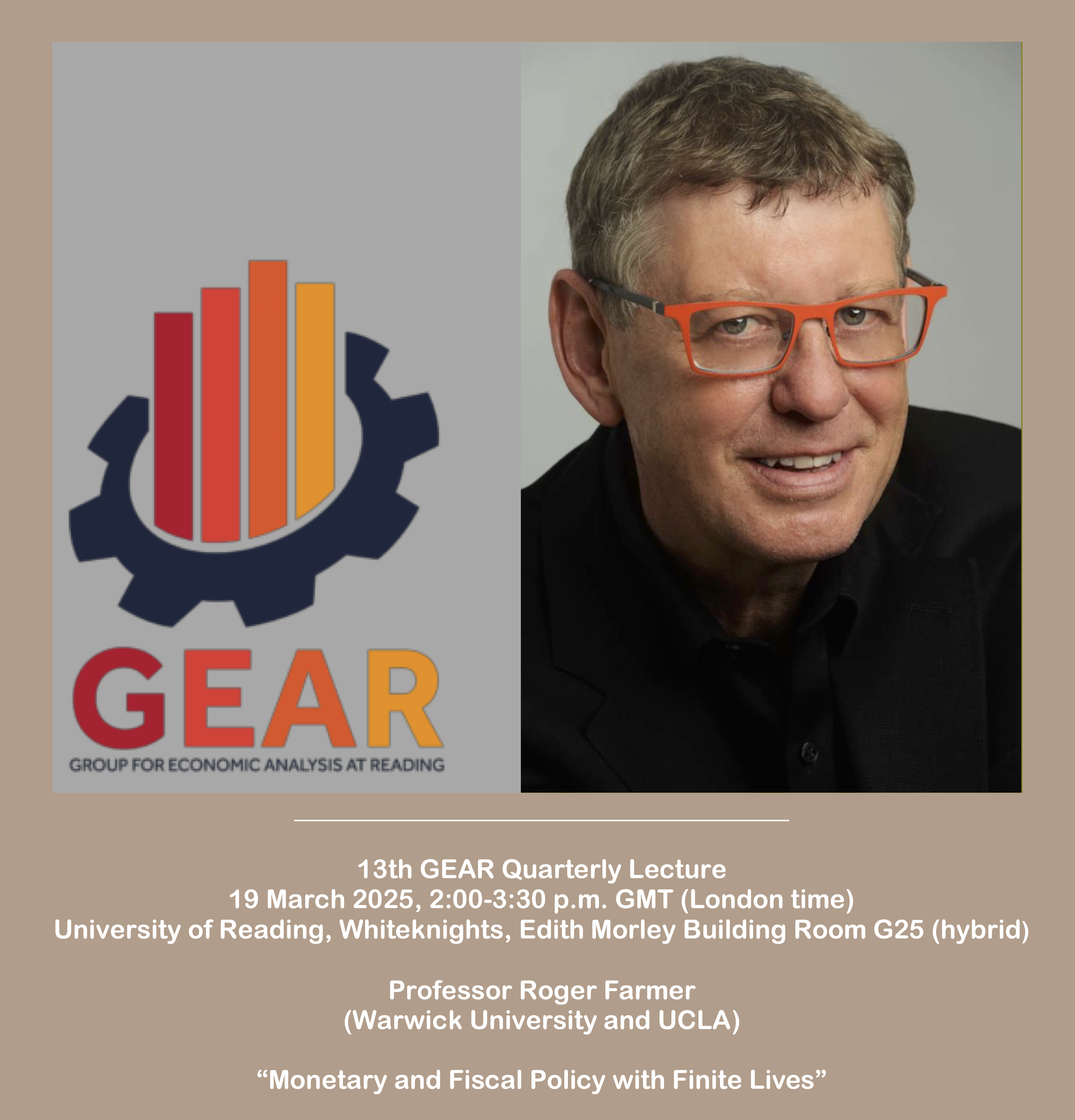 13th GEAR Roger Farmer