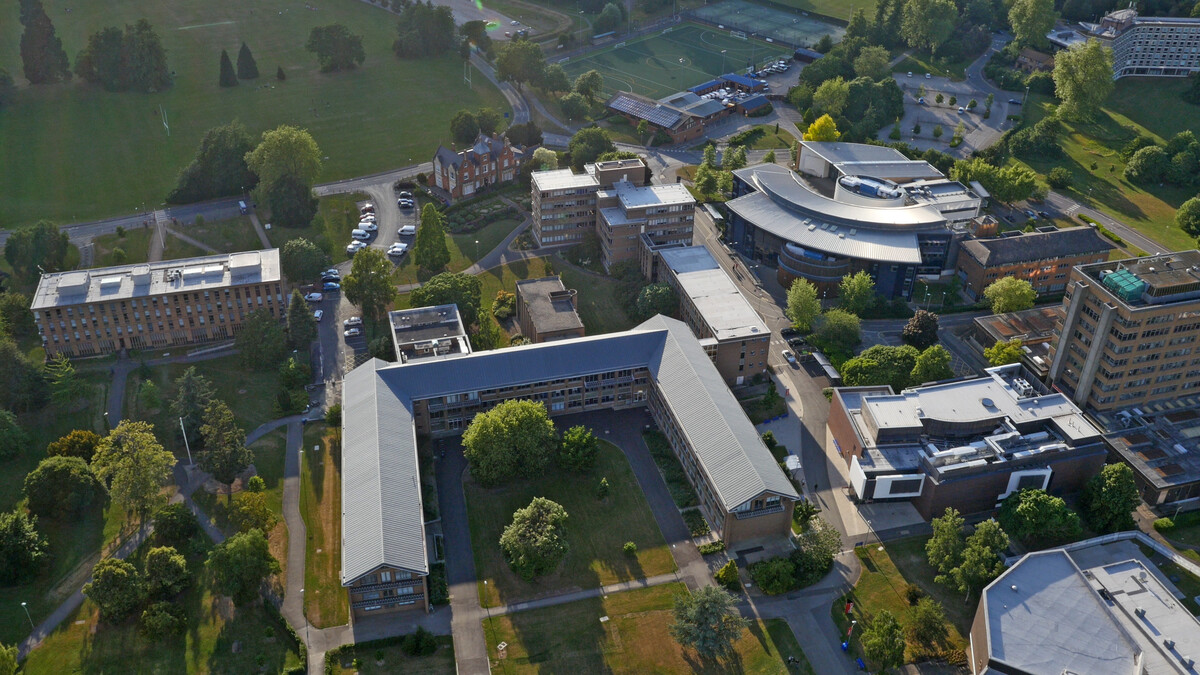 Whiteknights aerial shot